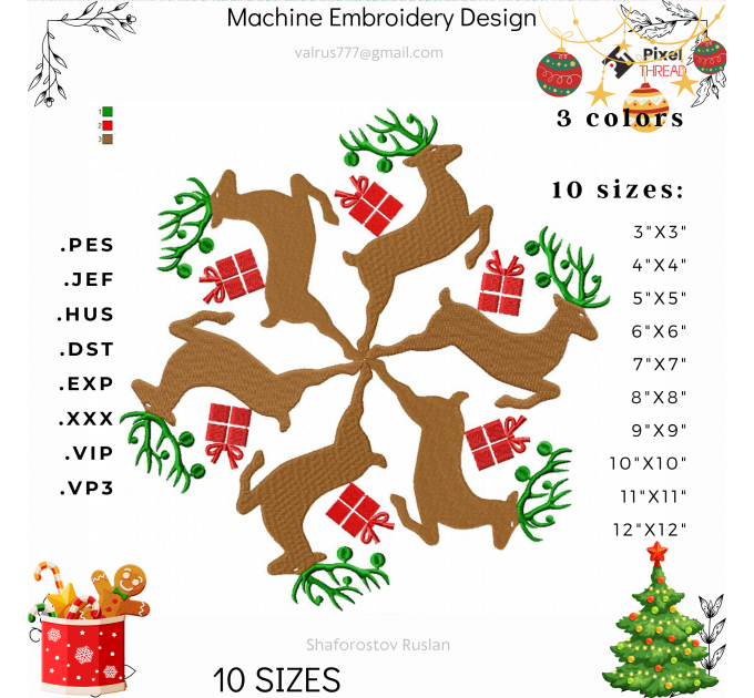 machine embroidery design