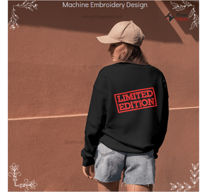 Limited Edition Machine Embroidery Design – Unique and Stylish!