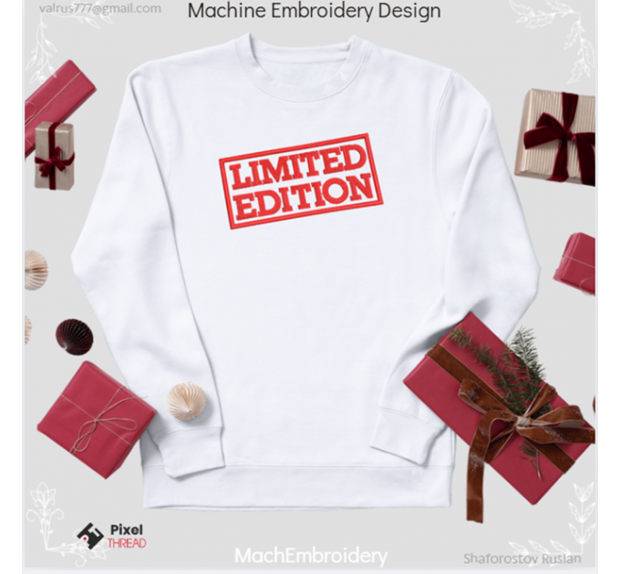 Limited Edition Machine Embroidery Design – Unique and Stylish!